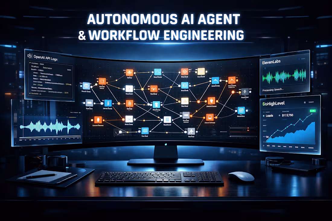 Cover image for Autonomous AI Agent Engineering & Workflow Automation
