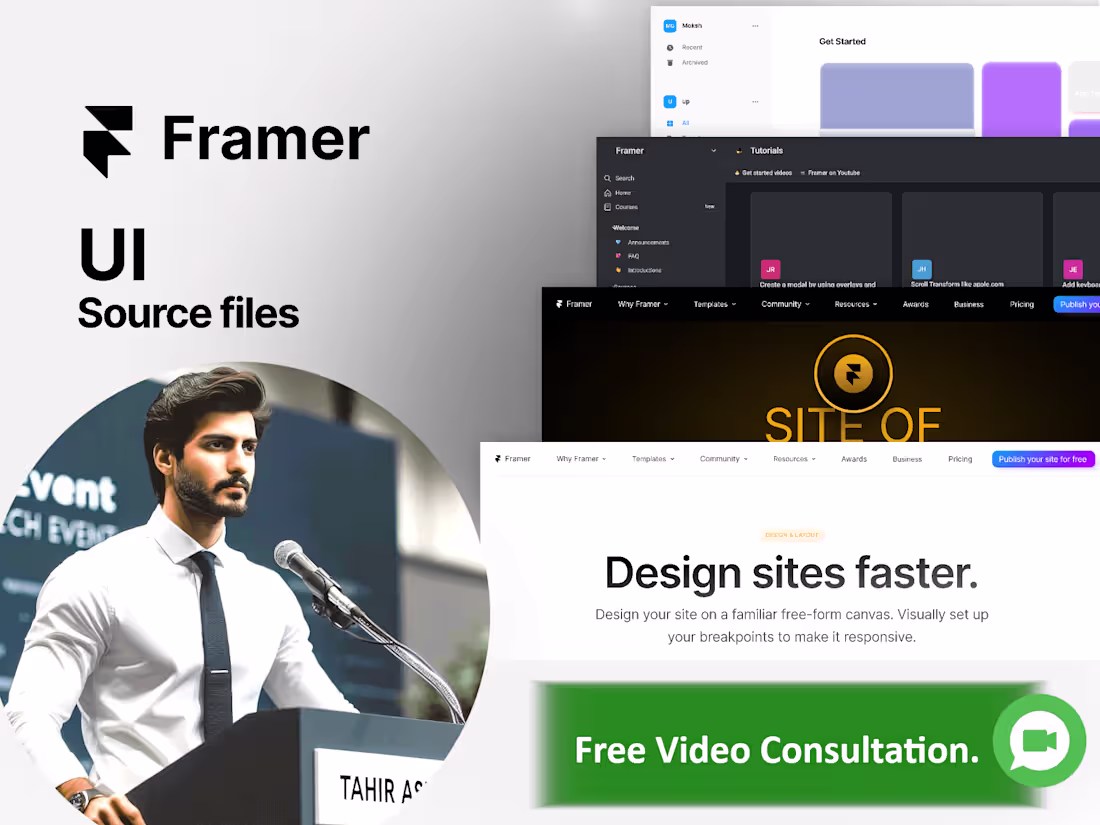 Cover image for  ✨ Framer Landing Page Development