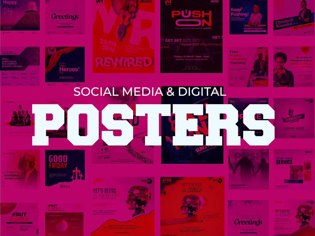 Cover image for POSTER DESIGNS