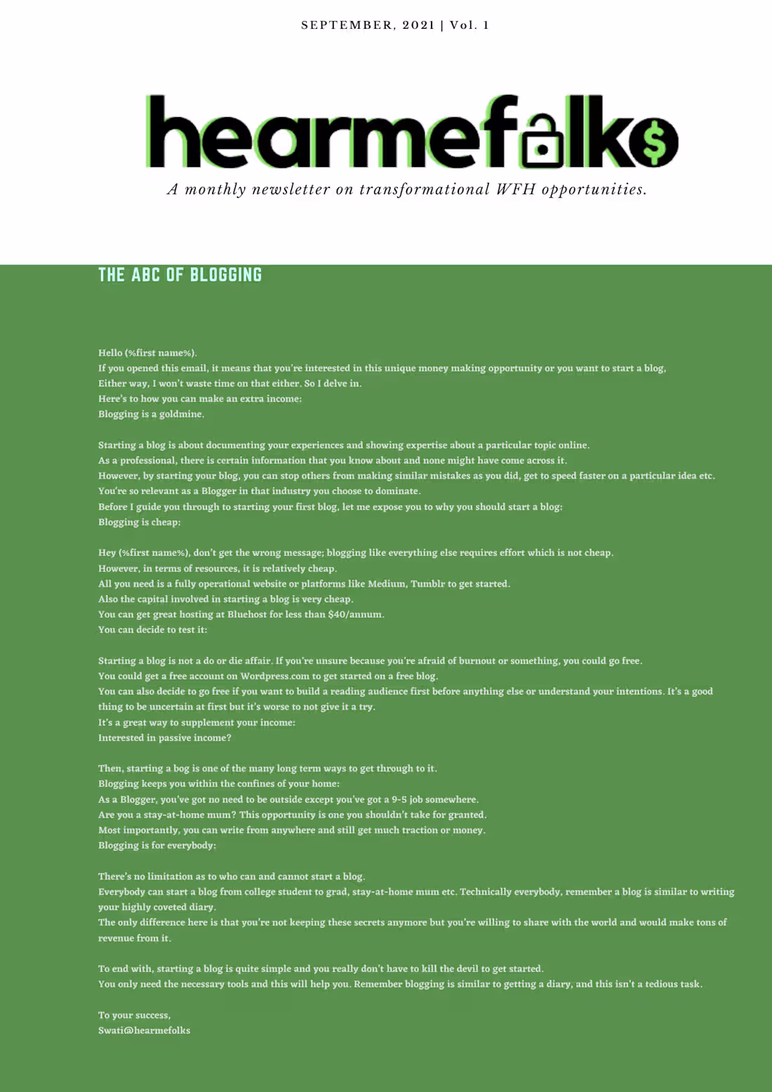 Cover image for Email Nurture Sequences for HearMeFolks