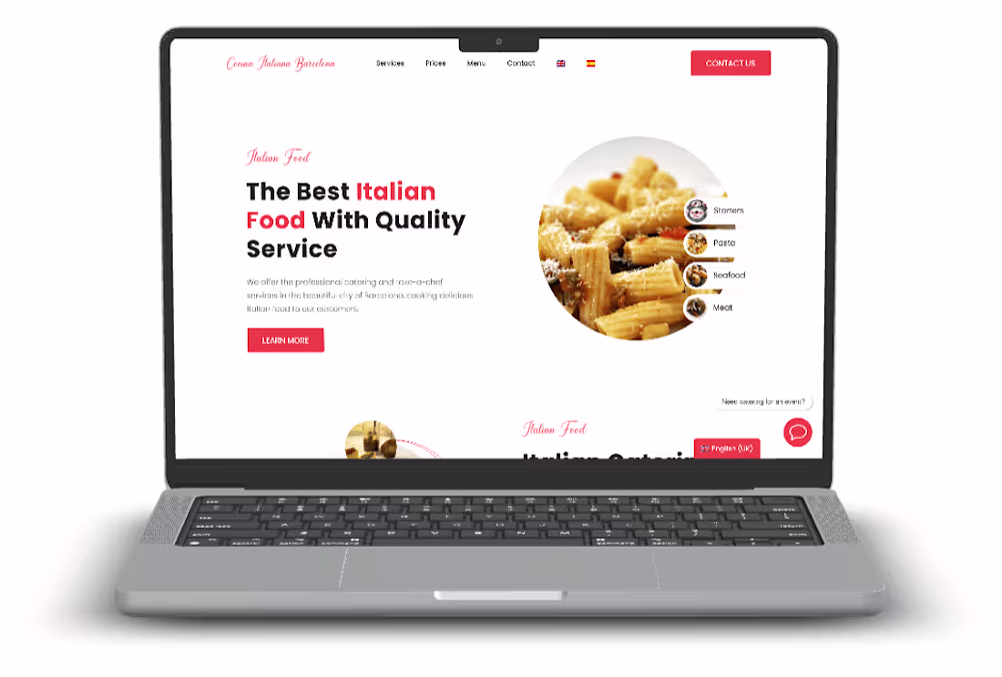 Cover image for Cocina Italiana Barcelona