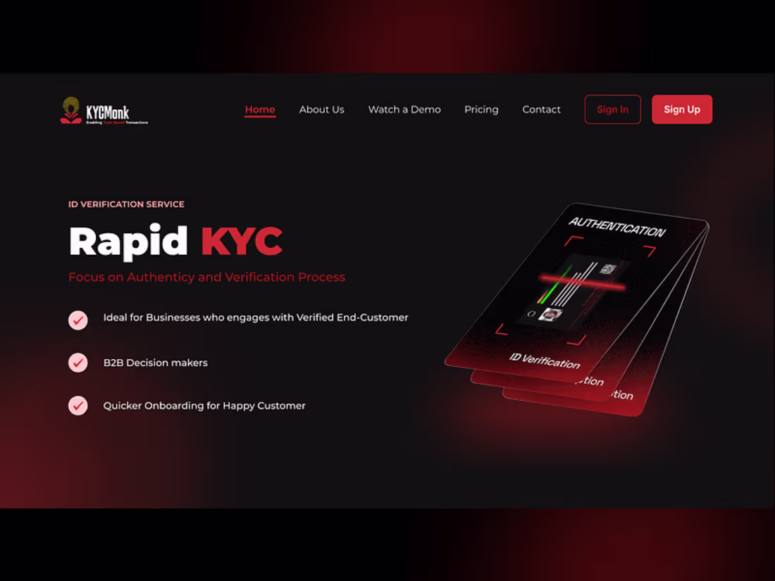 Cover image for KYC Monk Case Study