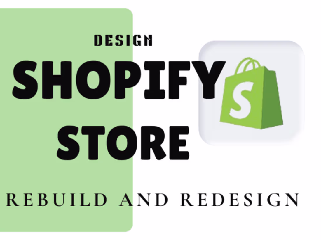 Cover image for I will do shopify store design shopify dropshipping website 