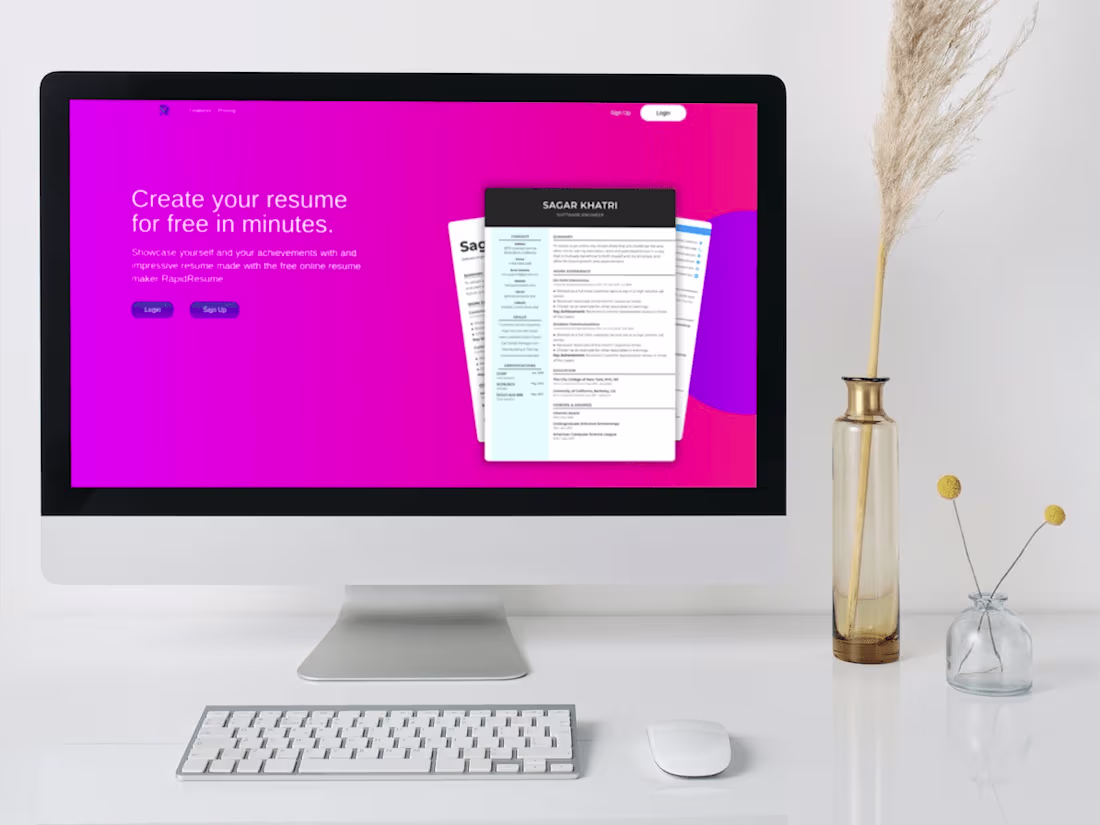 Cover image for Rapidresume