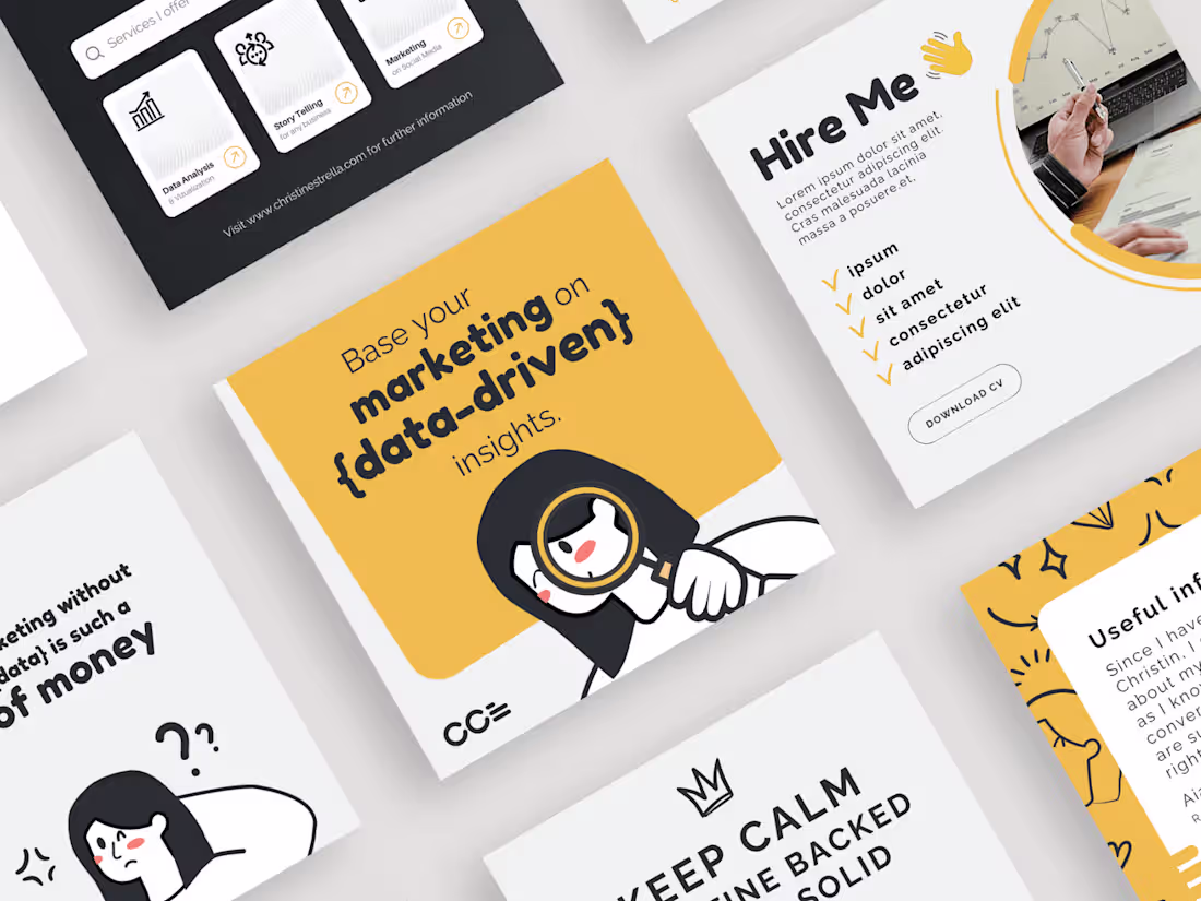 Cover image for CCE Data Analyst  Logo & Personal Branding Project