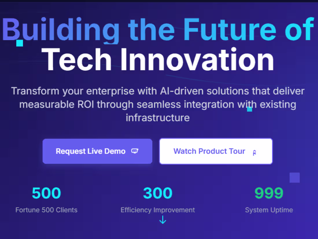 Cover image for I am working on a Tech Startup Website Project - i need your...