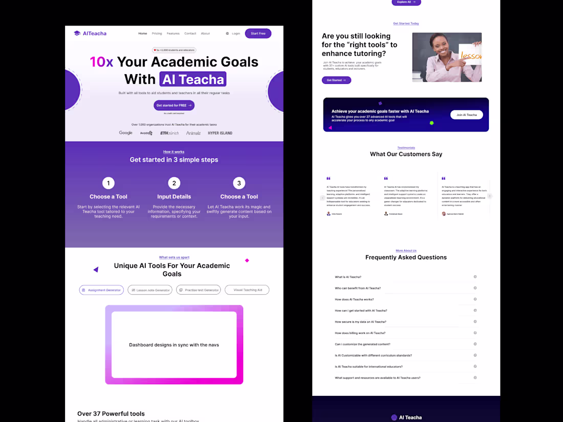 Cover image for Landing page redesign (High user conversion and retention rate)