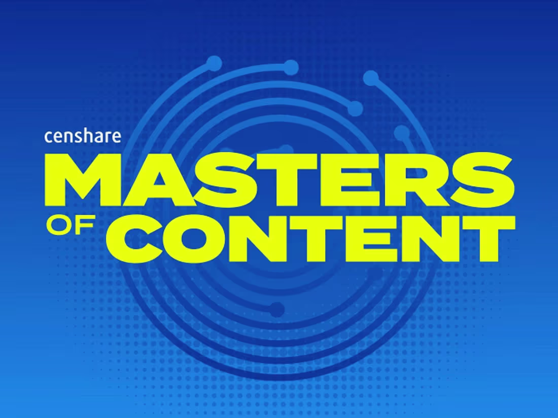 Cover image for Masters of content podcast