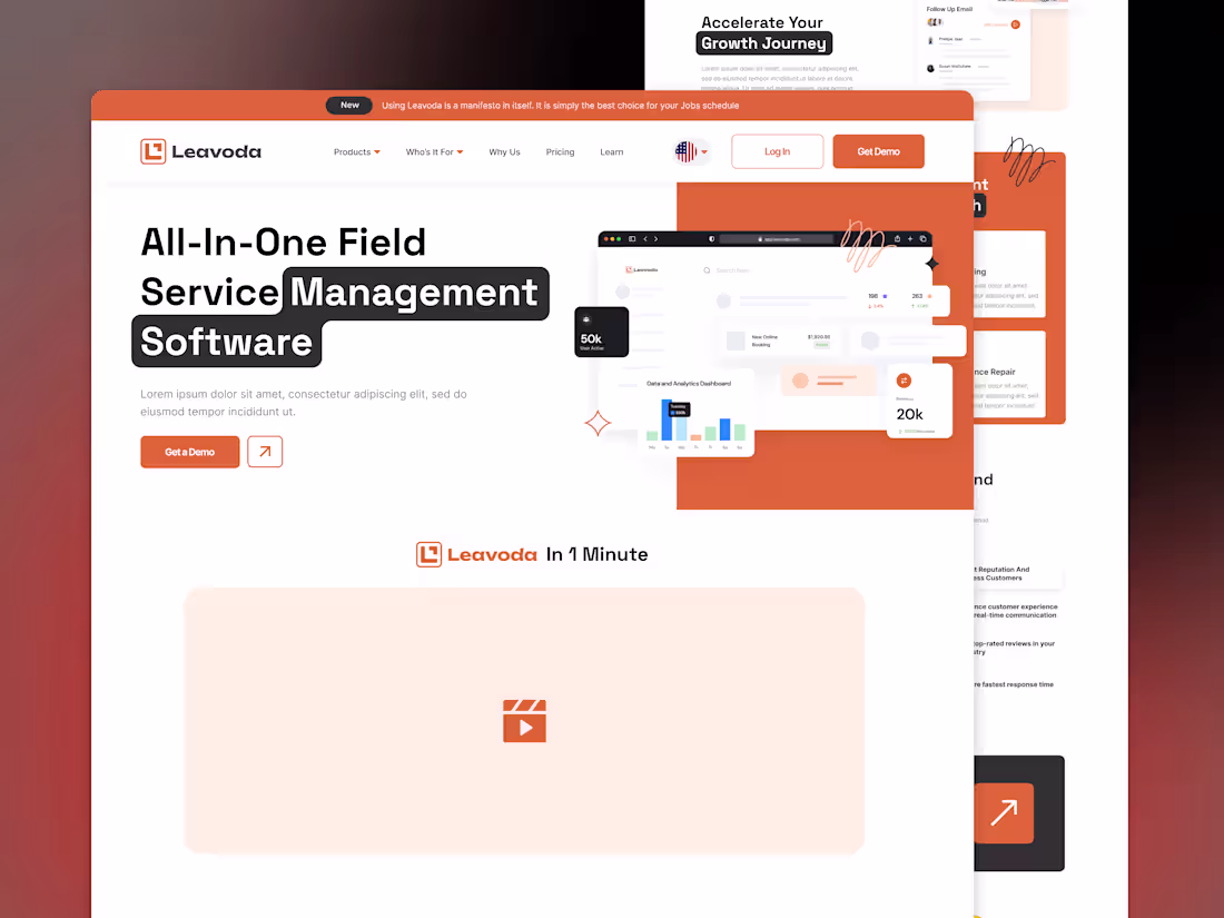 Cover image for Leavoda Website Design