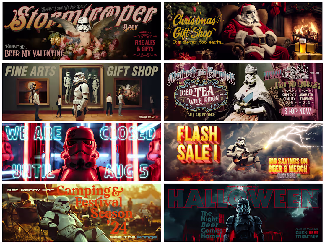 Cover image for Site Banners for Original Stormtrooper Beer