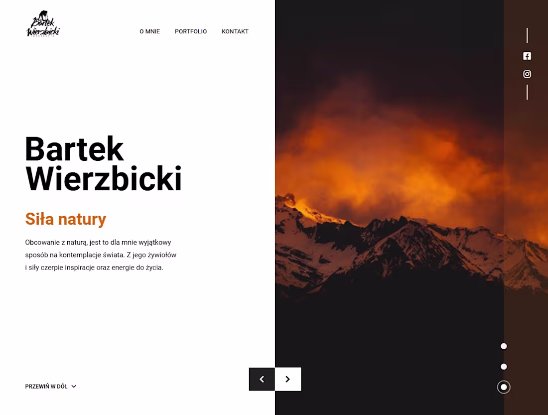 Cover image for Bartek Wierzbicki Photography Website Design