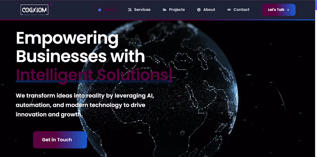 Cover image for Website Development for Cogxioms