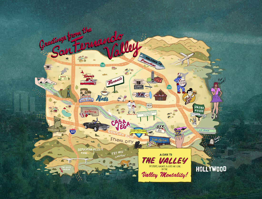 Cover image for Illustrated Map for Valley Mentality