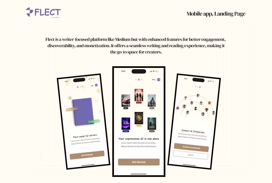 Cover image for Flect – A Platform for Writers