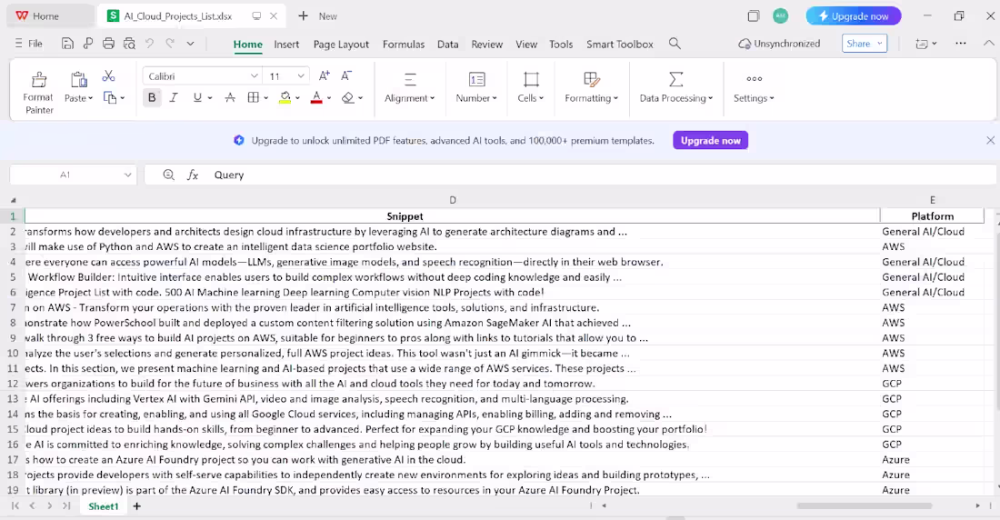 Cover image for AI + Cloud project Data automation Developed a Python automa...