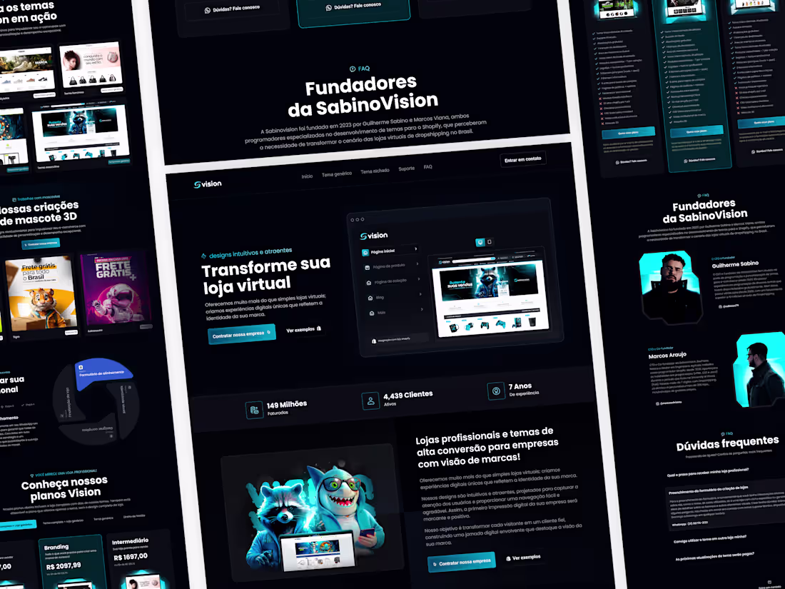 Cover image for Sabino vision - Website