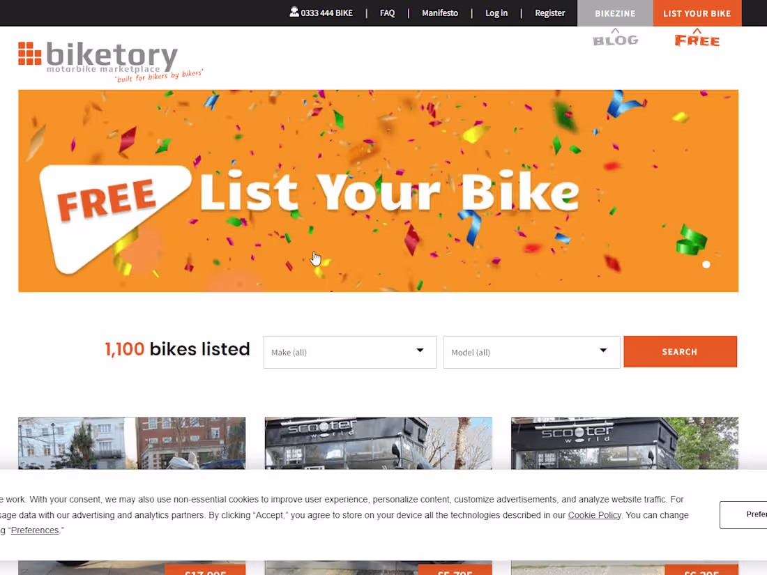 Cover image for Bikers Marketplace