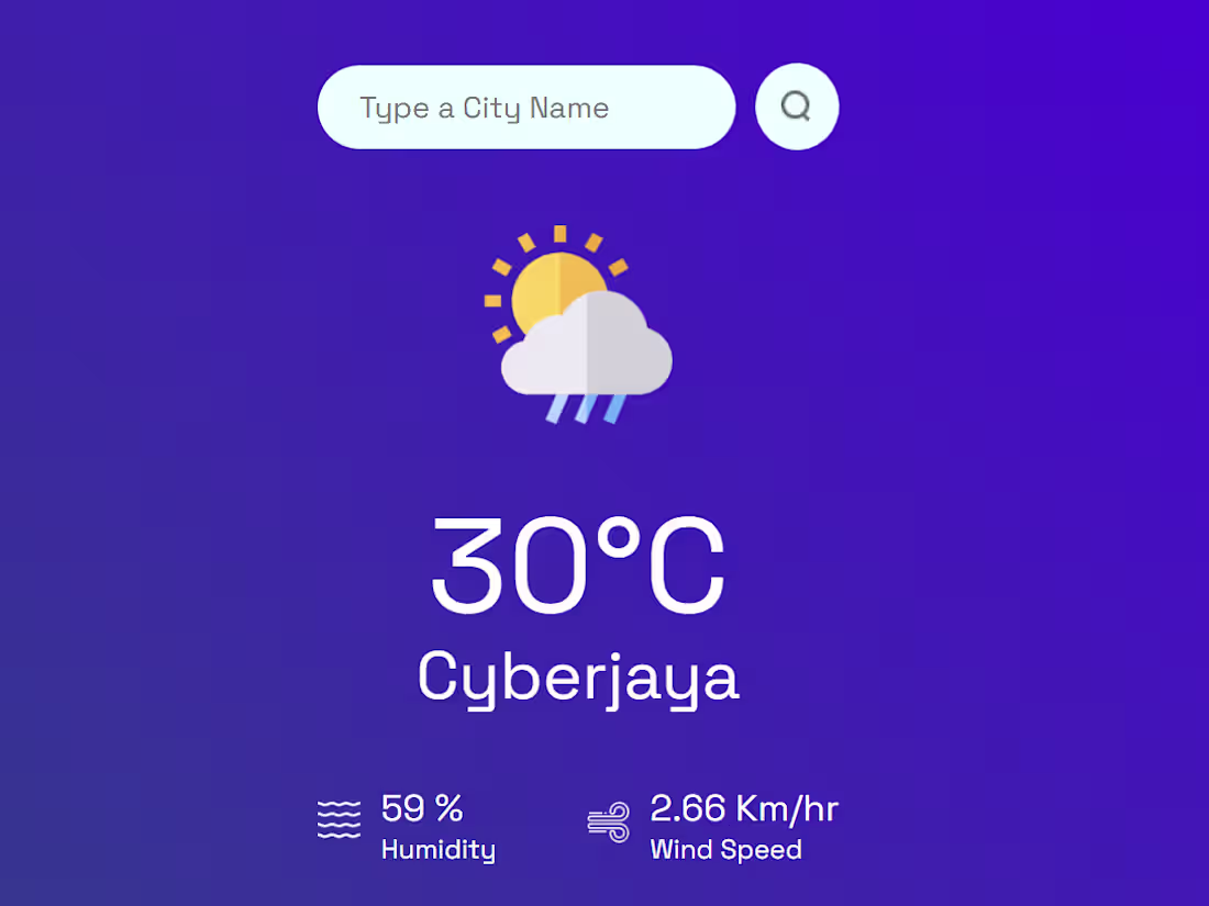 Cover image for Weather App
