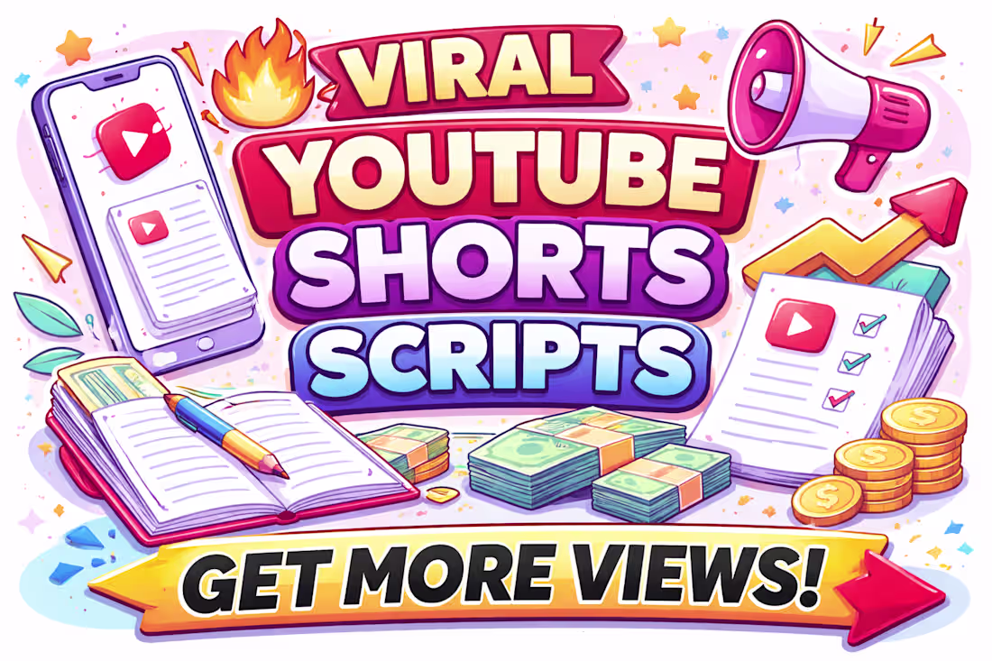 Cover image for Viral YouTube Shorts Script Writing