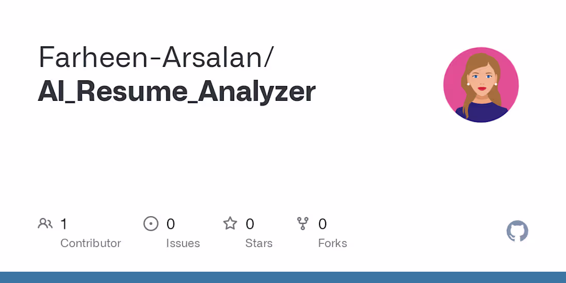Cover image for Farheen-Arsalan/AI_Resume_Analyzer