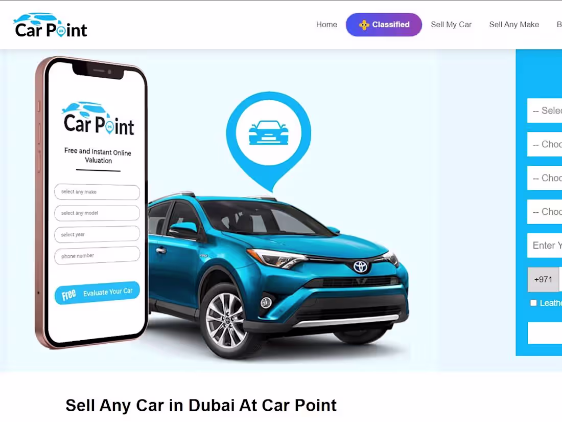 Cover image for Sell Any Car in UAE | Buying a Used Car - CarPoint