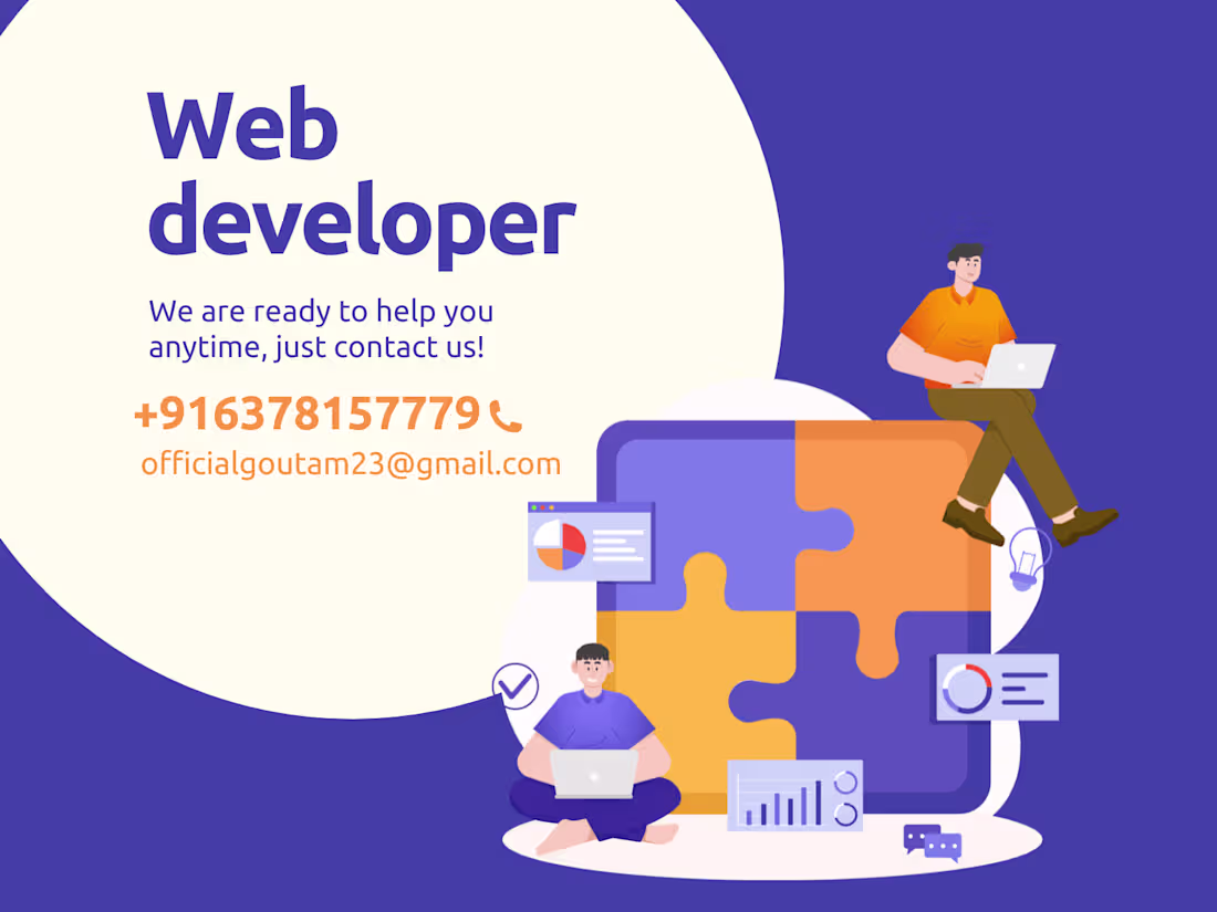 Cover image for I will design and develop a perfect business website for you