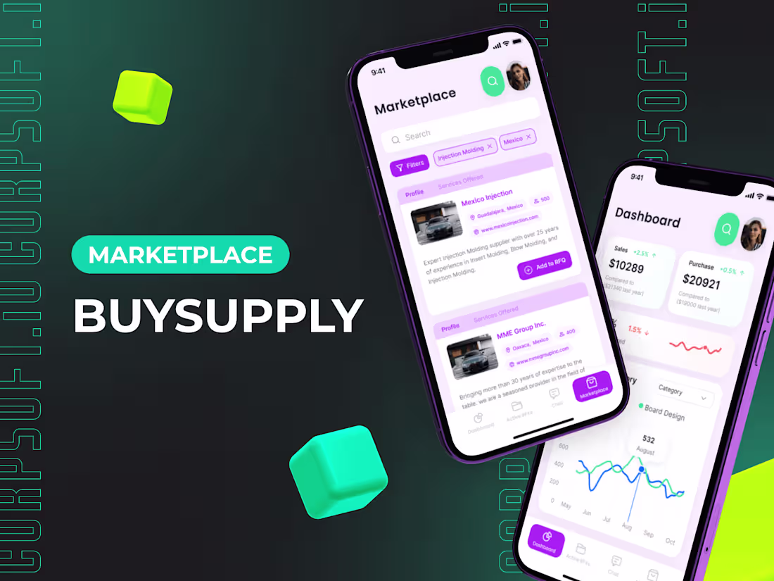Cover image for Multi-vendor marketplace mobile app overview