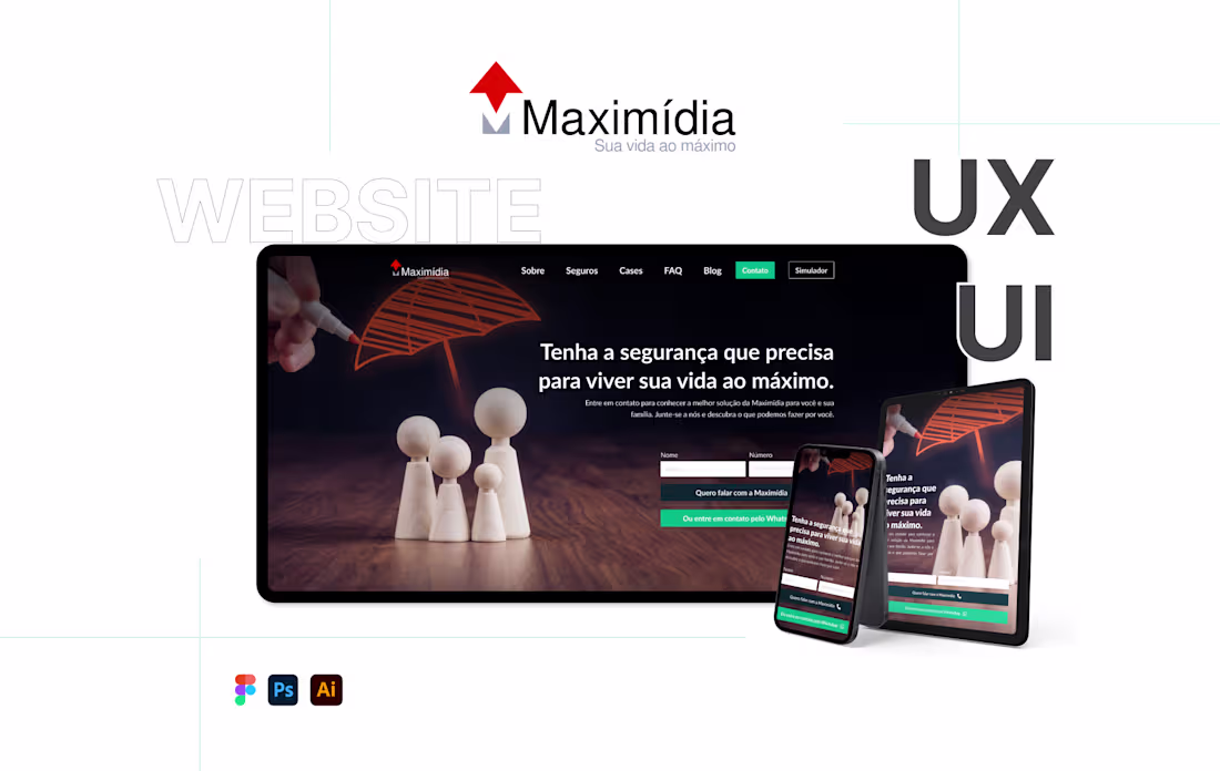 Cover image for Maximídia Site | UX/UI Design