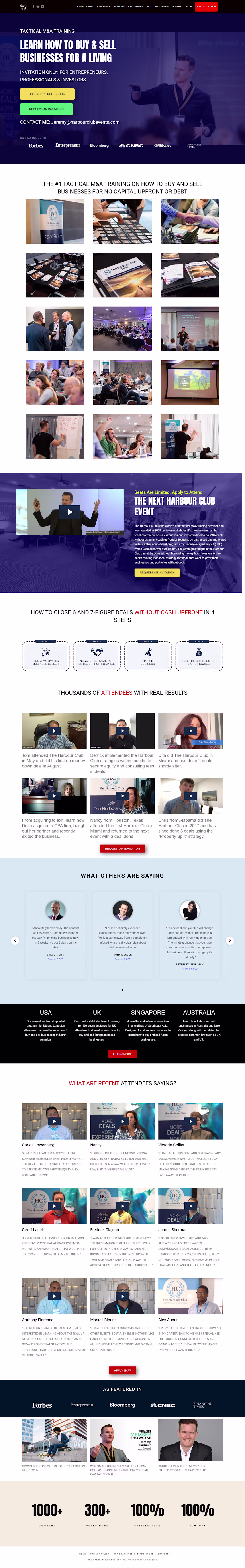 Cover image for I created this website for harbourclubusa from start to end ...