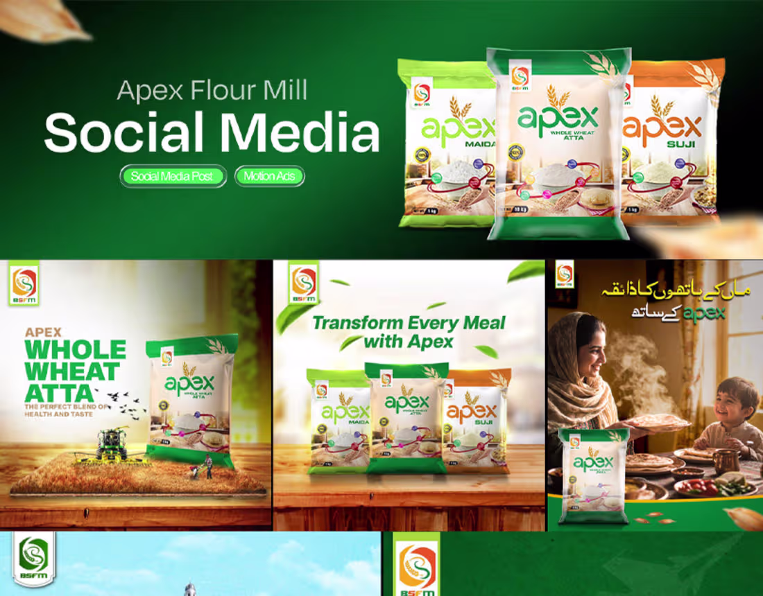 Cover image for Social Media Posts l Apex FlourMill