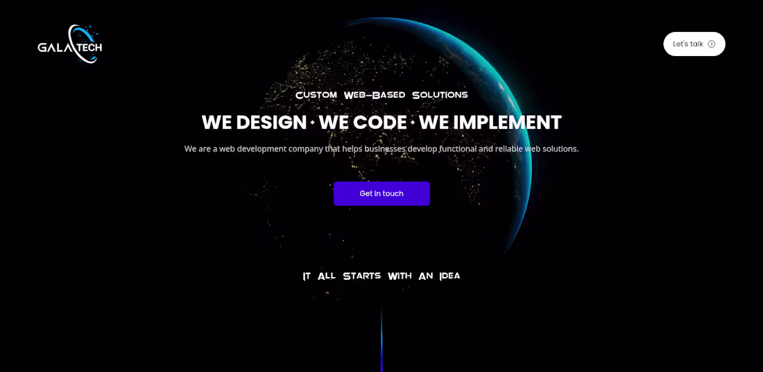 Cover image for Landing page with scroll animations