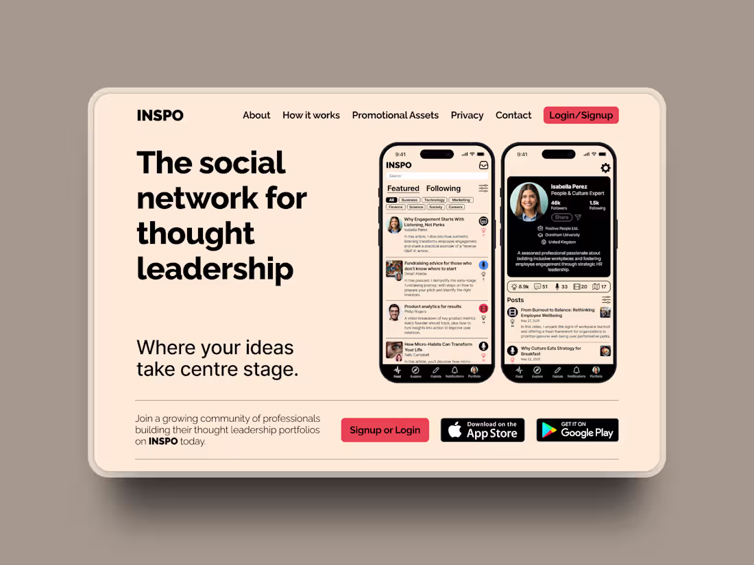 Cover image for Webflow Development for INSPO's New Website