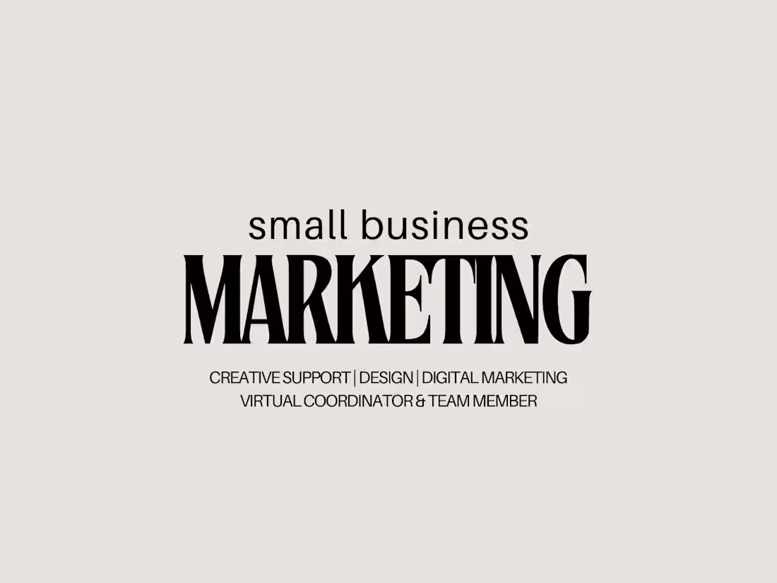 Cover image for Small Business Marketing VA | Marketing Coordinator 