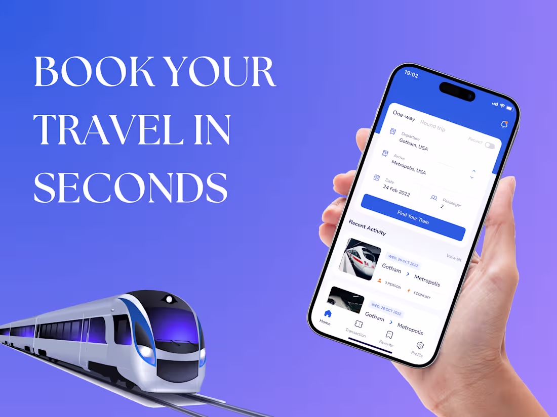 Cover image for RailSwift Train Ticket Booking Platform 