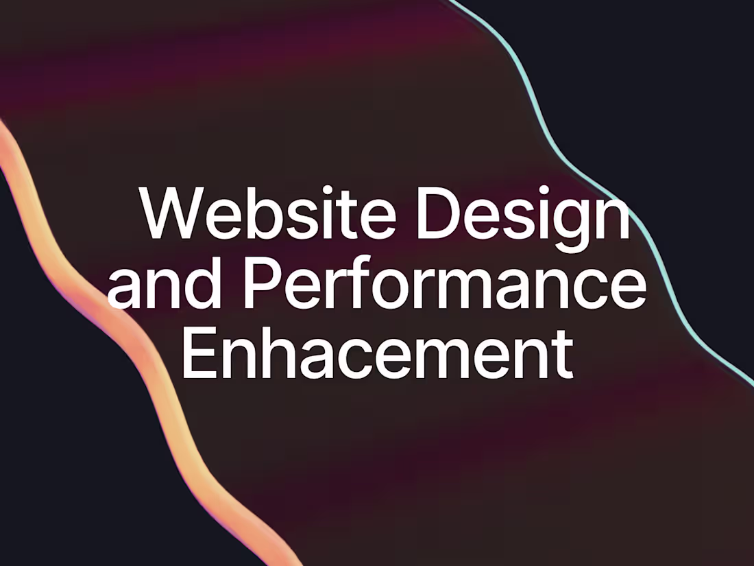Cover image for Website Design and Performance Enhancement