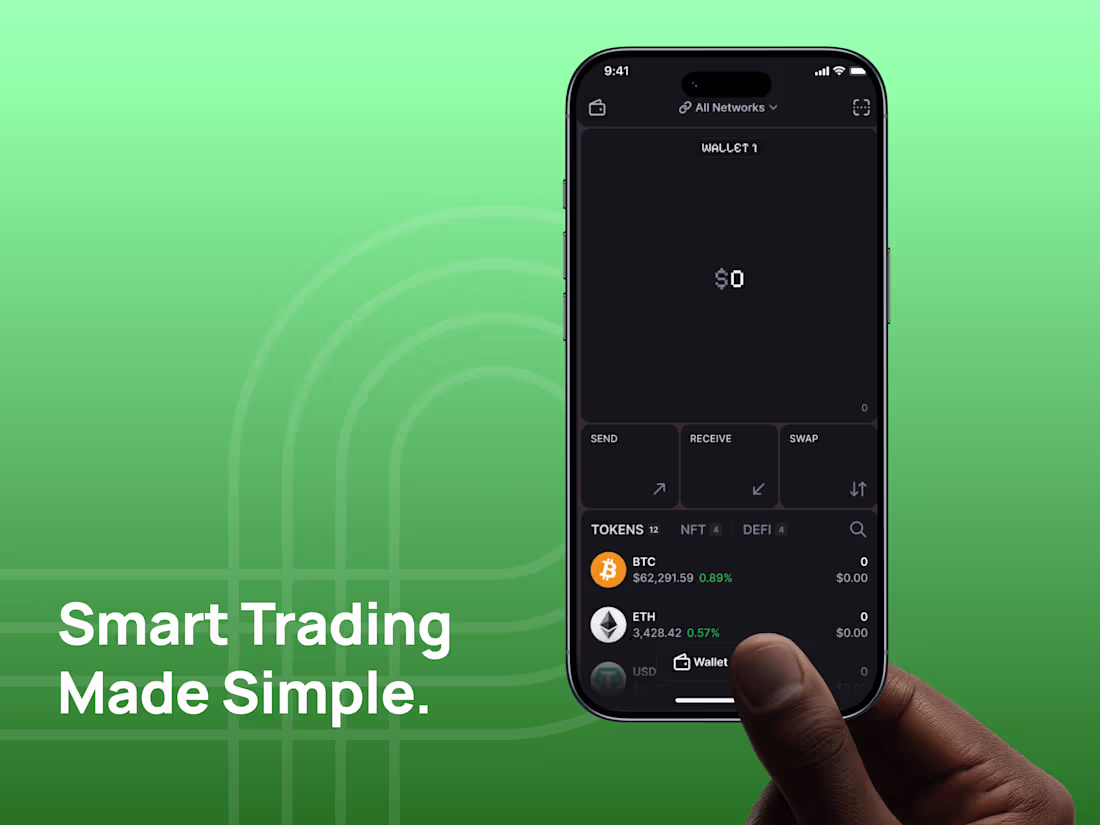 Cover image for Cryptoxy: Crypto Wallet App