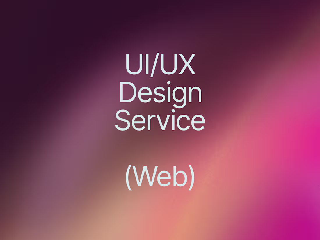 Cover image for UI/UX Design (Website)