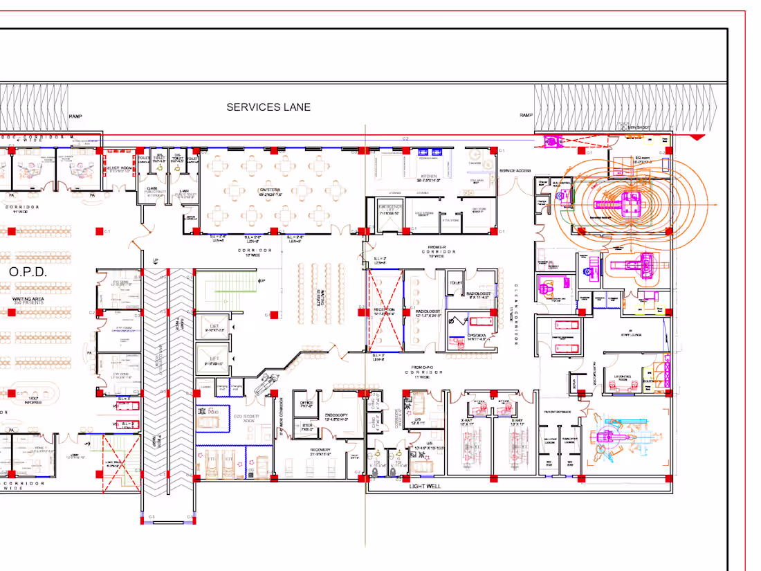 Cover image for Private Hospital - Radiology floor plan