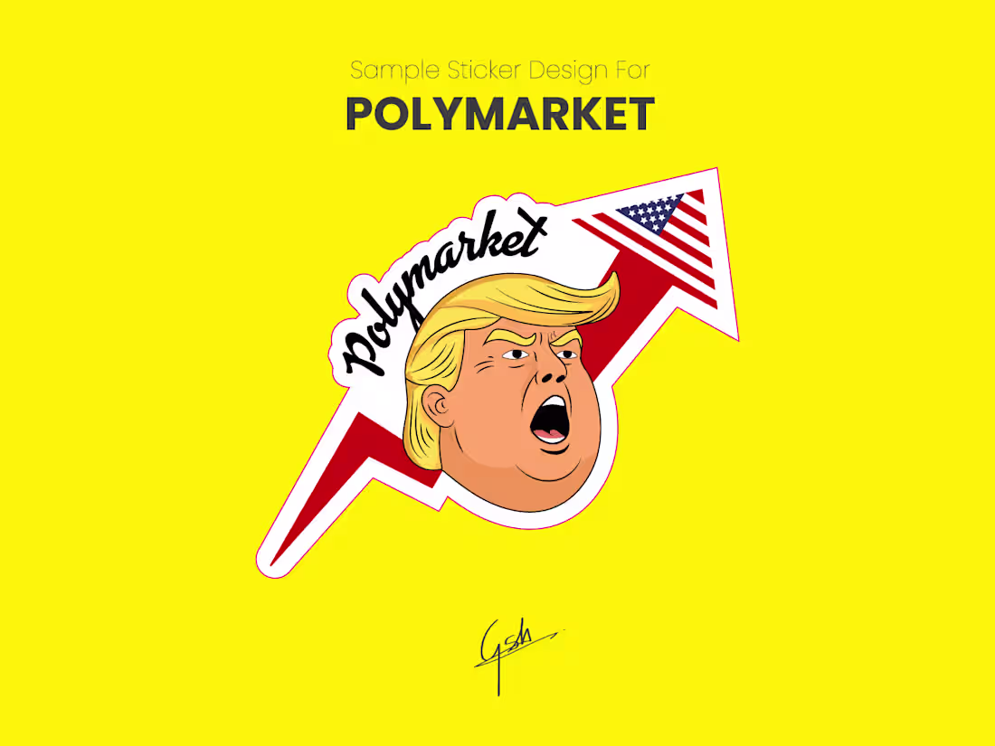 Cover image for Sample Sticker Design for Polymarket