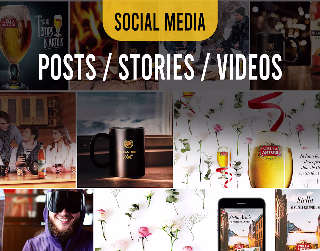 Cover image for Social Media - Posts / Stories / Videos