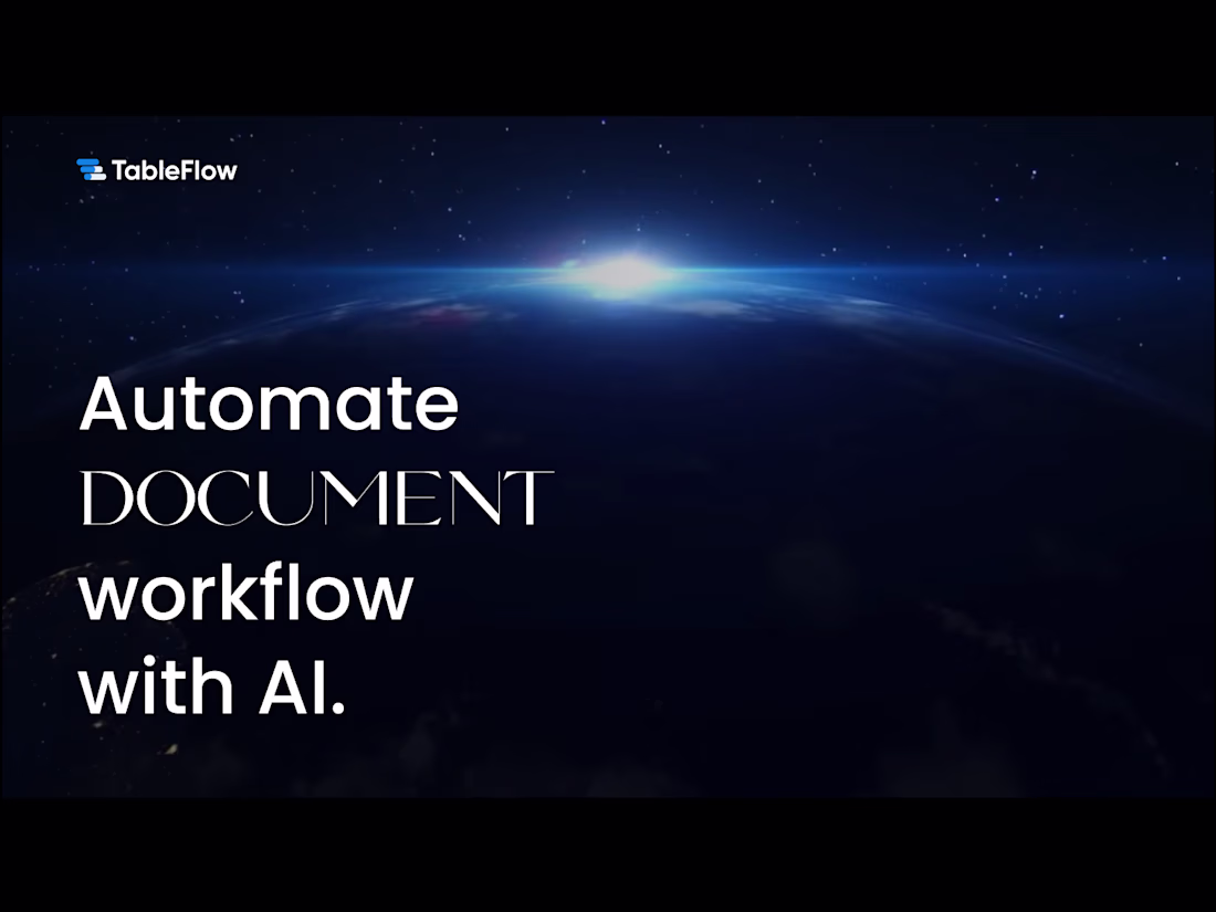 Cover image for TableFlow: AI Teammates for Data Tasks