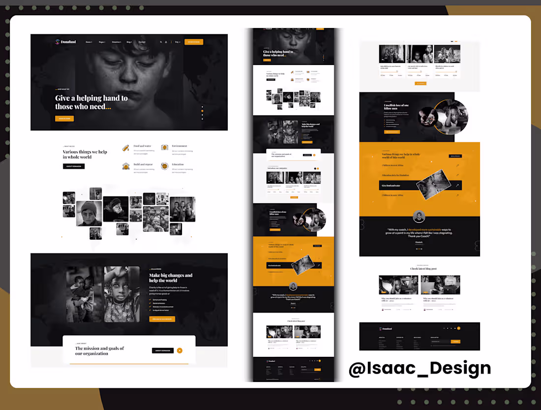 Cover image for The Donafund nonprofit Website Design