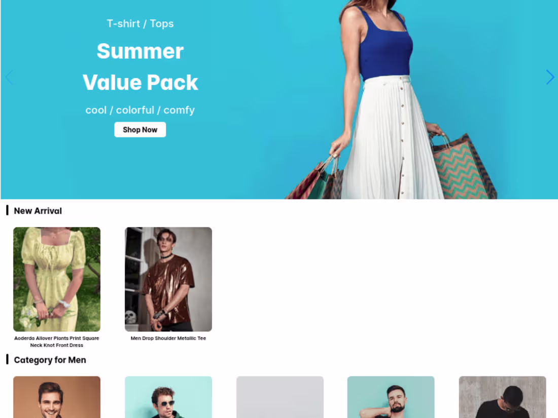 Cover image for E-commerce Website 