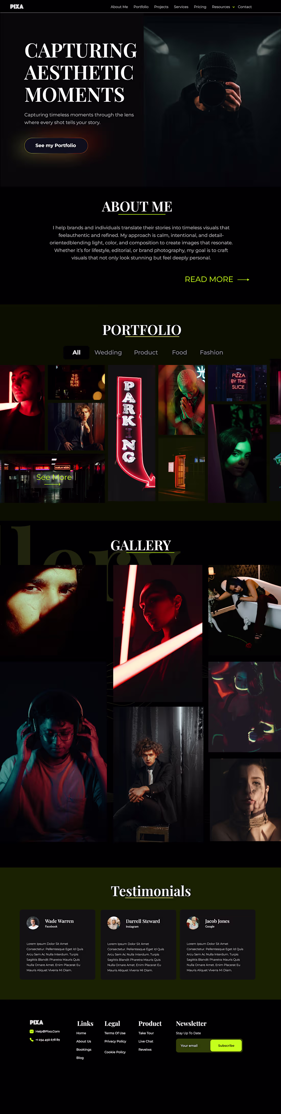 Cover image for Hey there, I recently designed this aesthetic photography la...