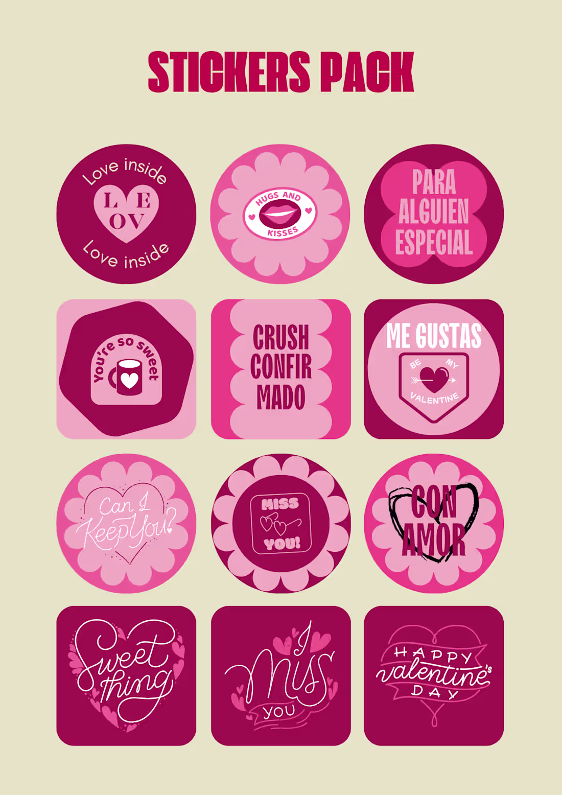 Cover image for Trendy Sticker Pack