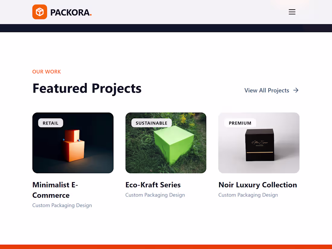 Cover image for Packora - Premium Manufacturing