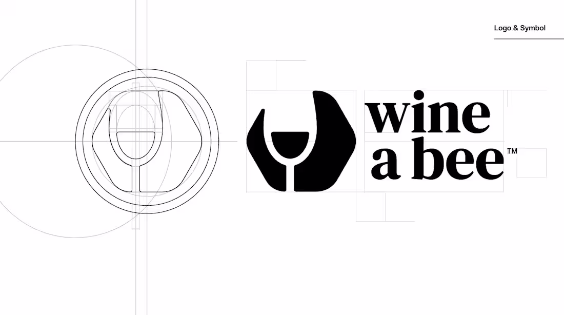 Cover image for WINE A BEE™ [ logo design ]