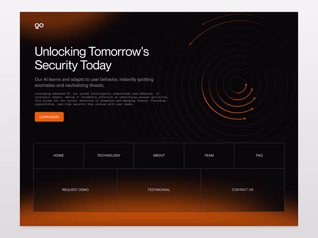 Cover image for Website hero section design.