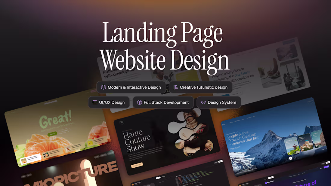 Cover image for Landing Page Design