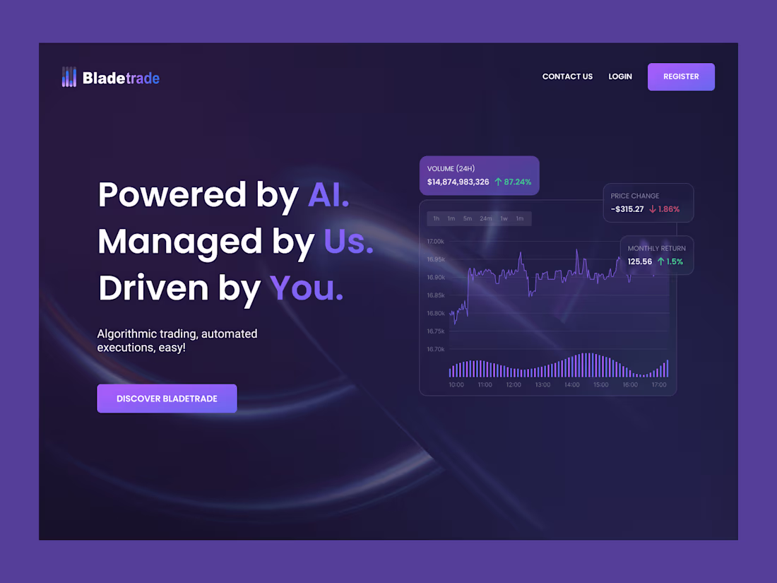Cover image for Development for a trading AI company